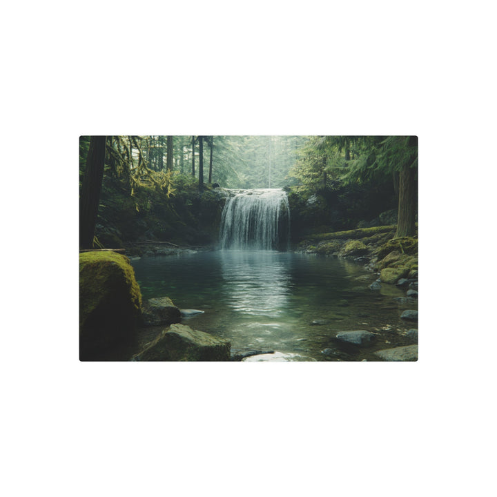 Serene Waterfall Metal Art - Modern Oasis Sensory Design & Art Studio - Home Decor