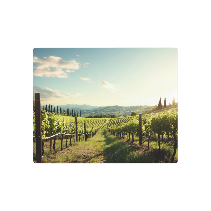 Scenic Vineyard Metal Art - Modern Oasis Sensory Design & Art Studio - Home Decor