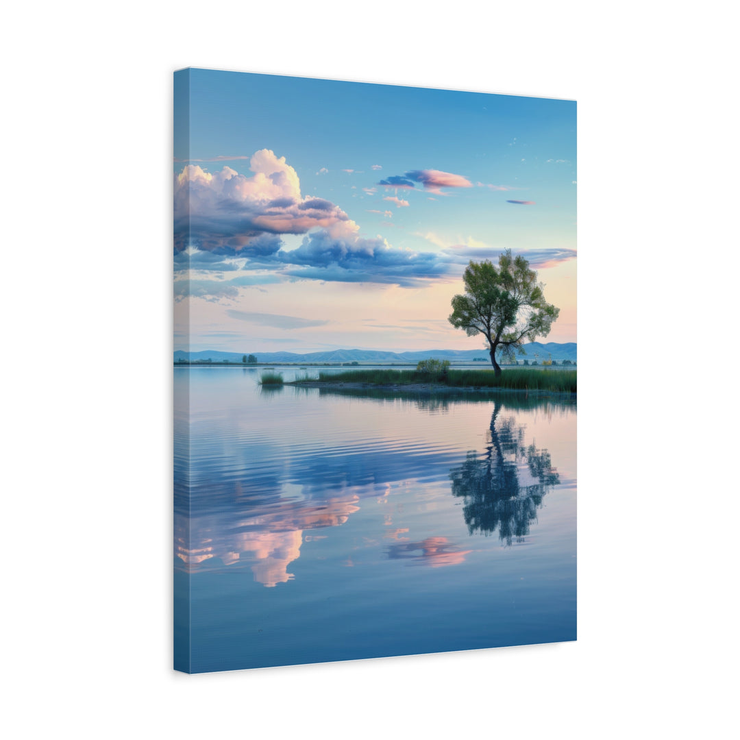 Serene Lagoon - Modern Oasis Sensory Design & Art Studio - Canvas