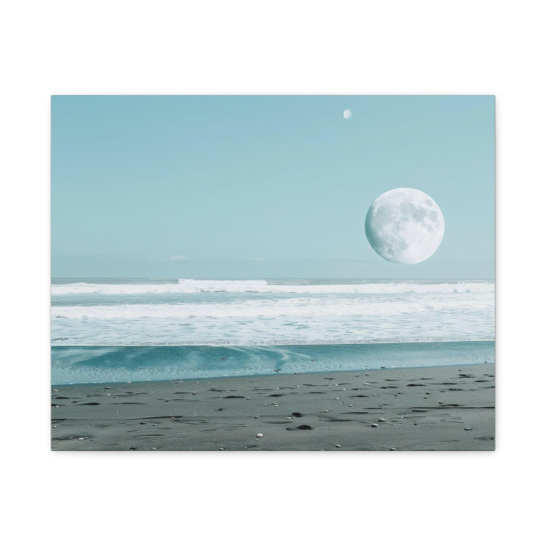 Tranquil Beach Moon - Modern Oasis Sensory Design & Art Studio - Canvas