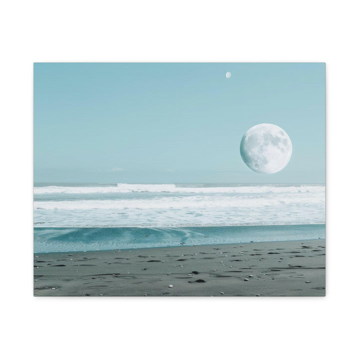 Tranquil Beach Moon - Modern Oasis Sensory Design & Art Studio - Canvas