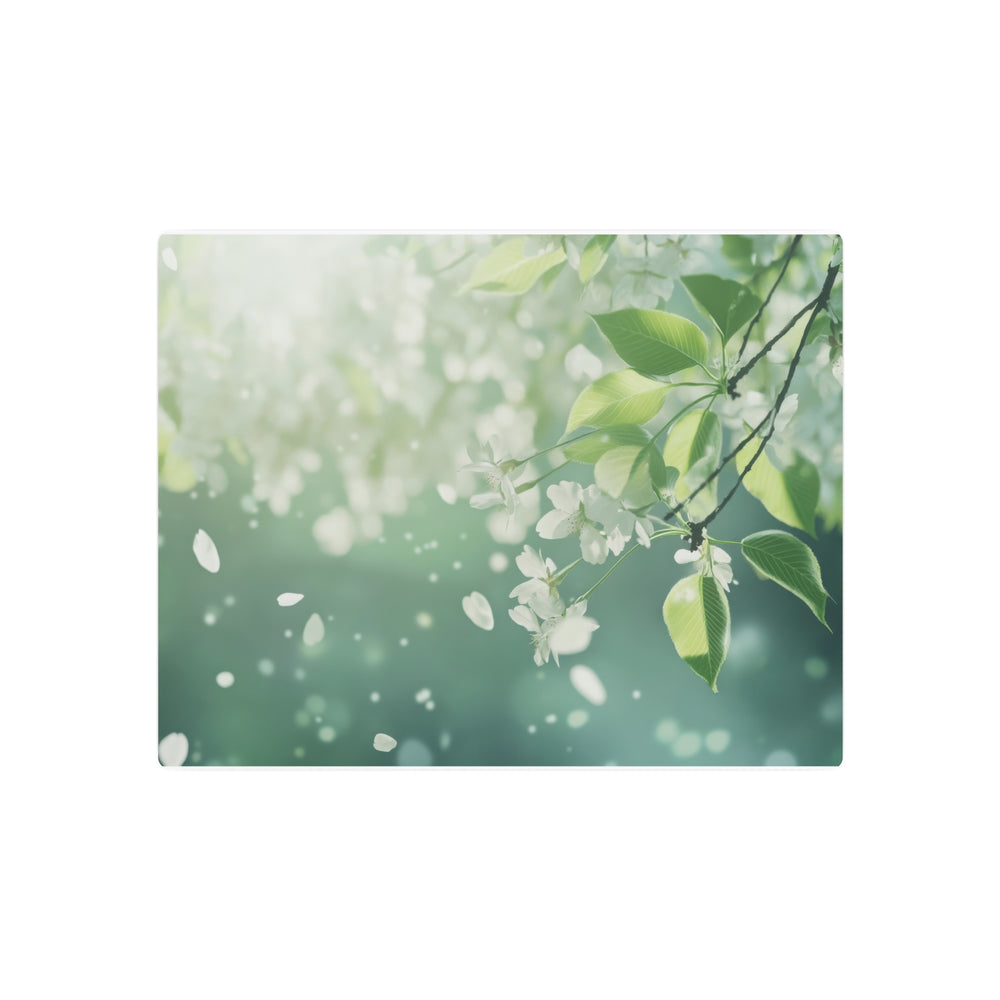 White Blossom Metal Art - Modern Oasis Sensory Design & Art Studio - Home Decor