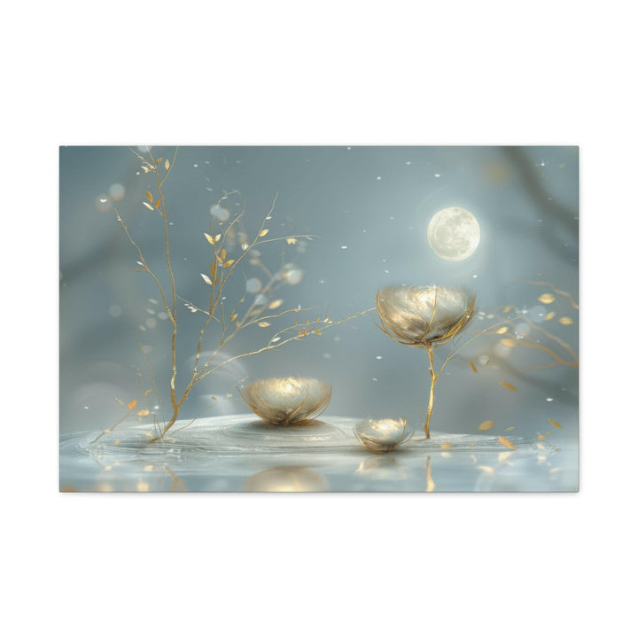 Serene Moonlit - Modern Oasis Sensory Design & Art Studio - Canvas
