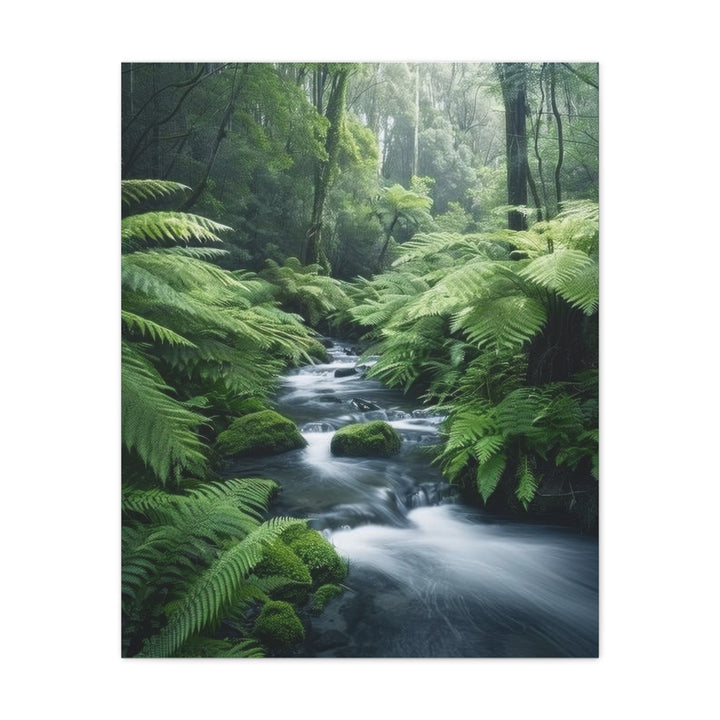Serene Forest Nature - Modern Oasis Sensory Design & Art Studio - Canvas