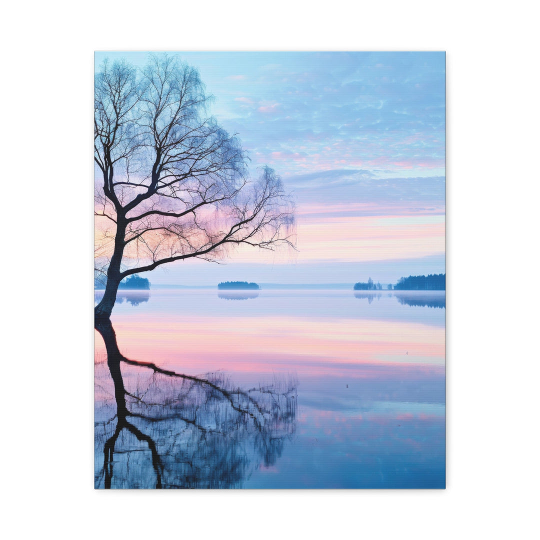 Serene Sunset Landscape - Modern Oasis Sensory Design & Art Studio - Canvas