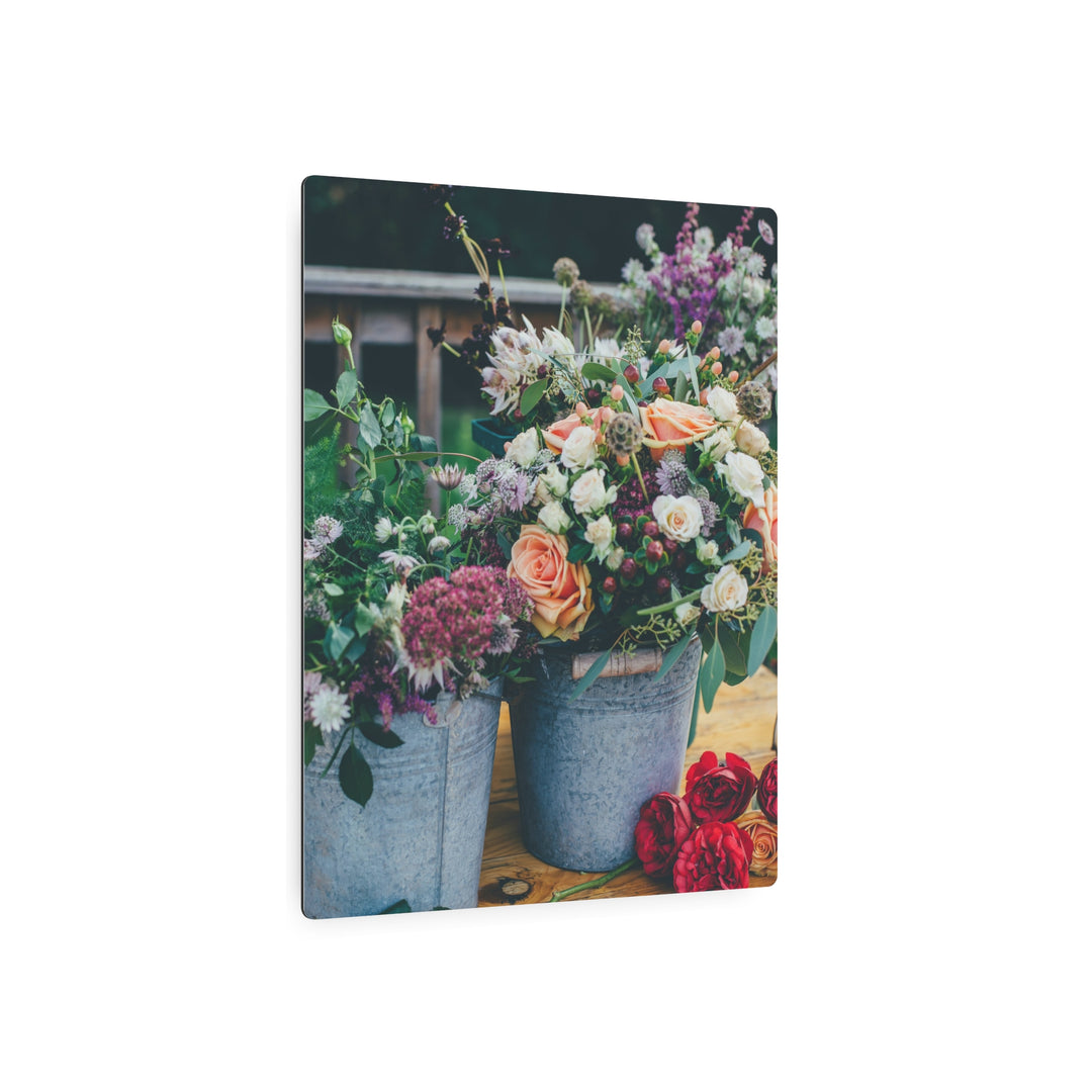 Gentle Blossoms Metal Art - Modern Oasis Sensory Design & Art Studio - Home Decor