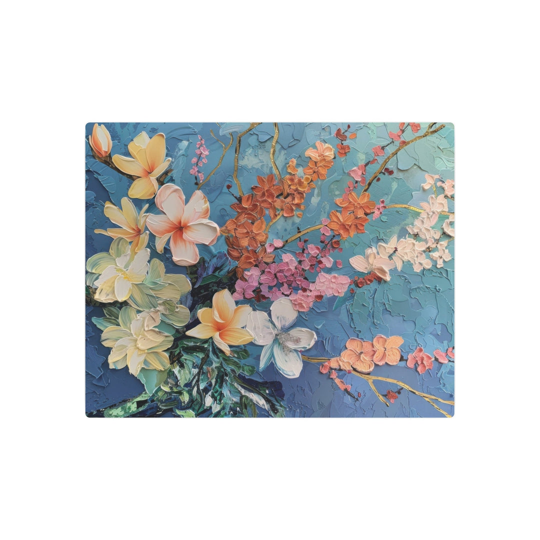 Floral Touch Metal Art - Modern Oasis Sensory Design & Art Studio - Home Decor