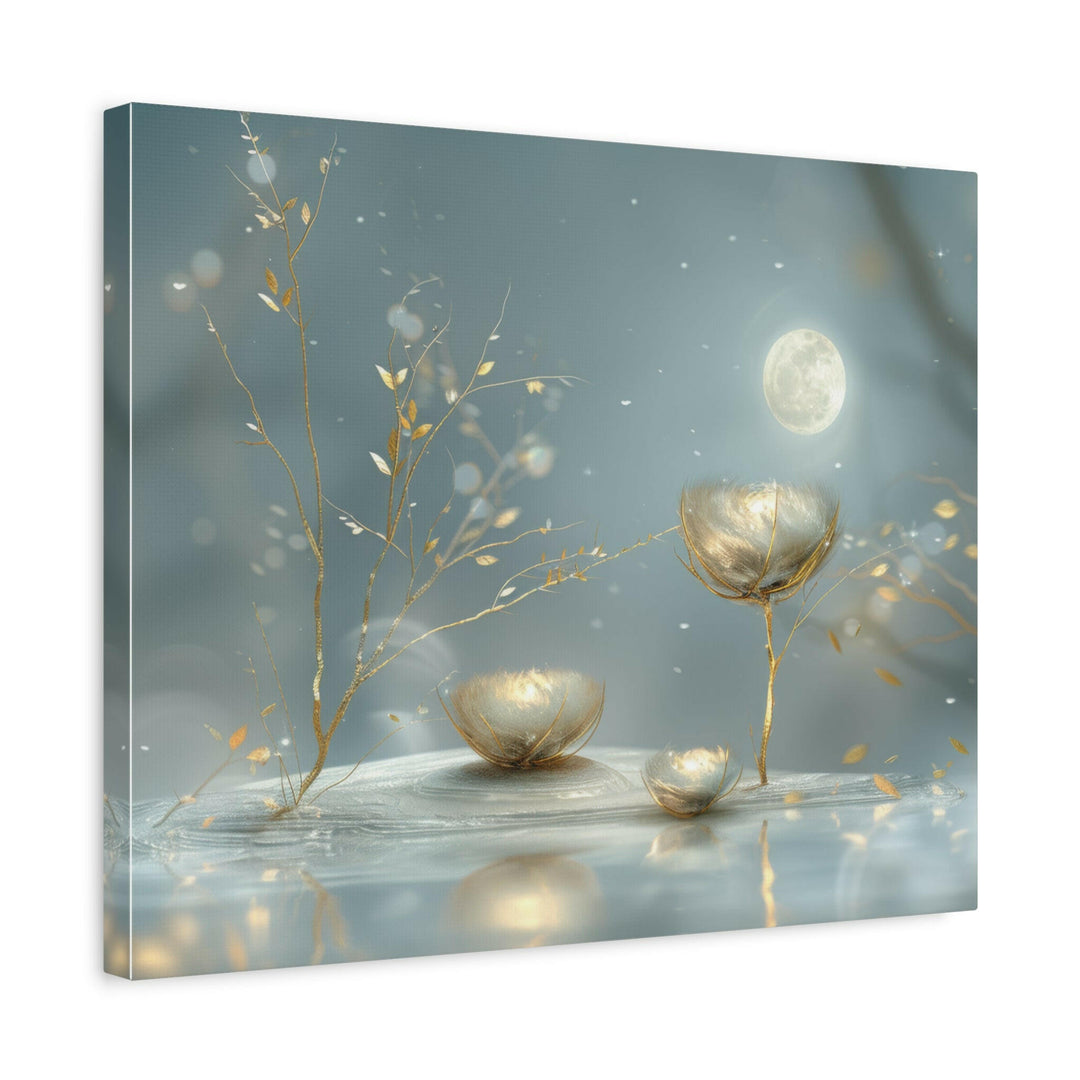 Serene Moonlit - Modern Oasis Sensory Design & Art Studio - Canvas