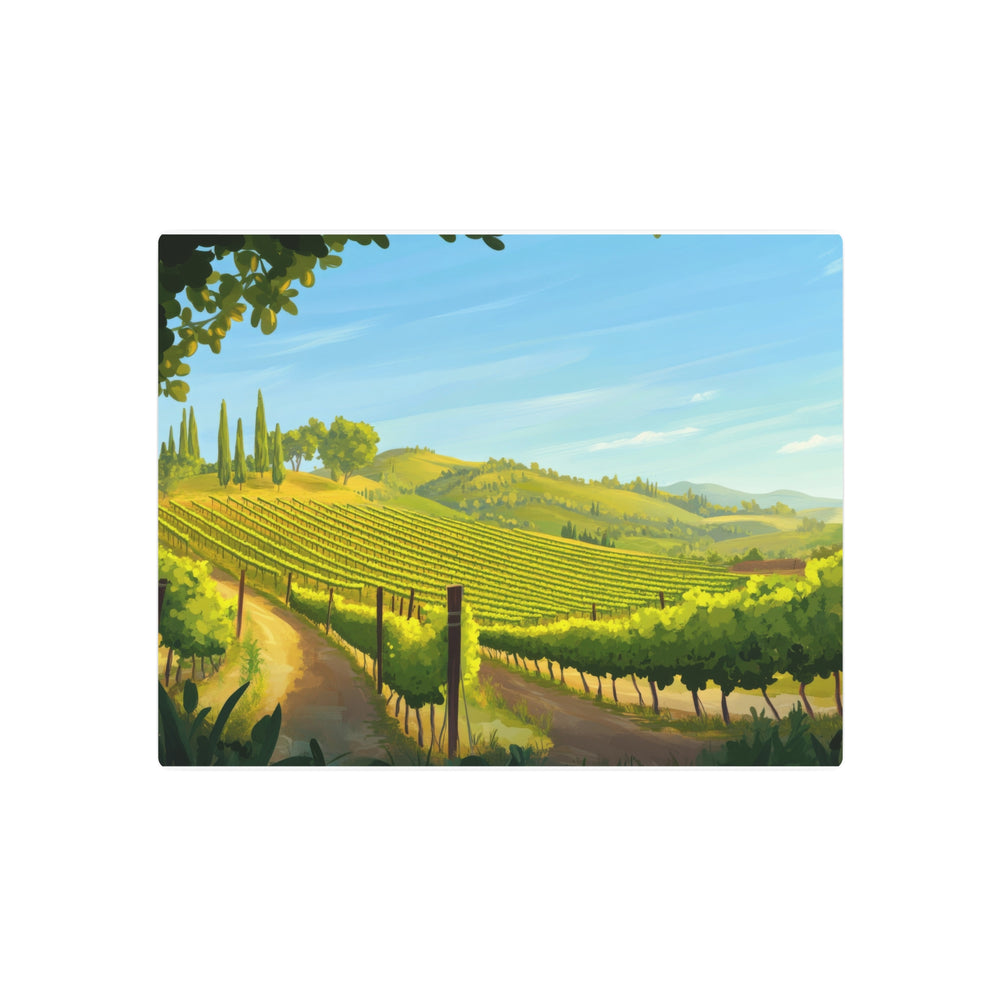 Vineyard Landscape Metal Art - Modern Oasis Sensory Design & Art Studio - Home Decor