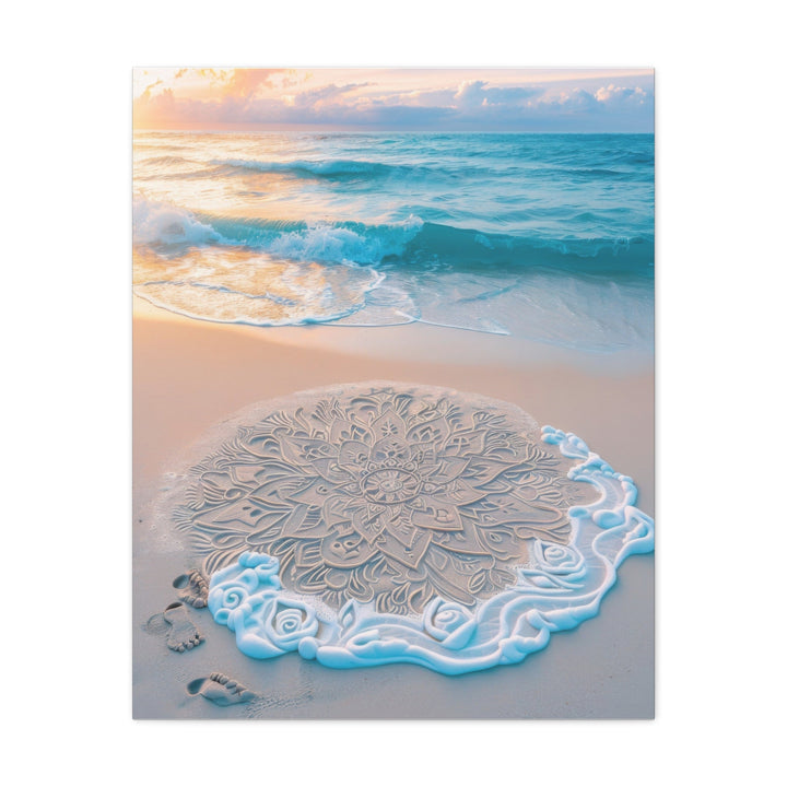 Serene Beach Waves - Modern Oasis Sensory Design & Art Studio - Canvas
