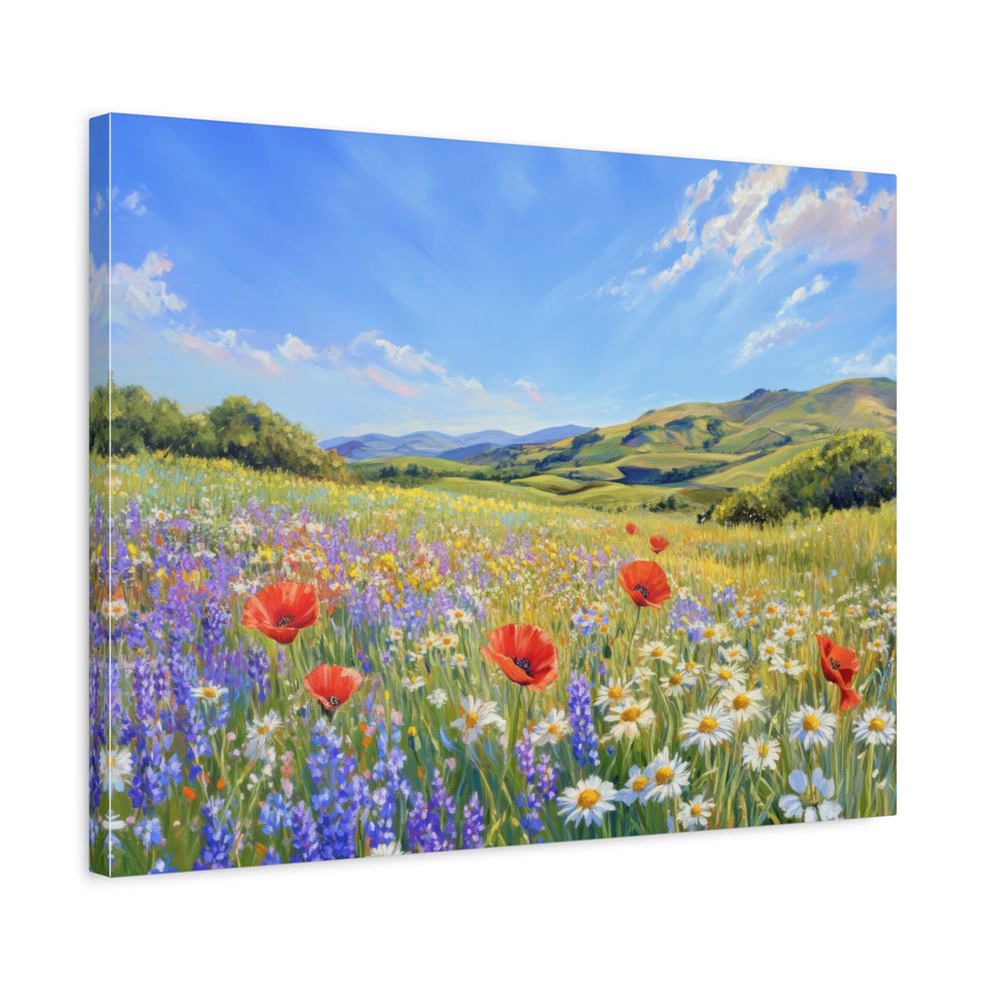 Blooming Serenity - Modern Oasis Sensory Design & Art Studio - Canvas