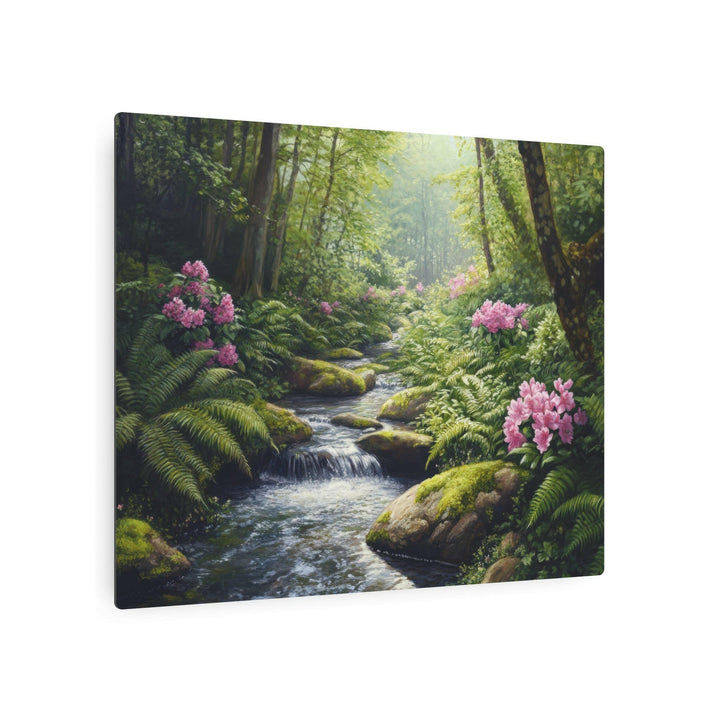 Peaceful Forest Stream Metal Art - Modern Oasis Sensory Design & Art Studio - Home Decor
