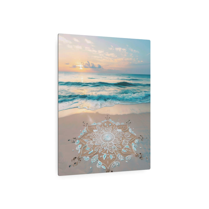Beach Mandala Metal Art - Modern Oasis Sensory Design & Art Studio - Home Decor