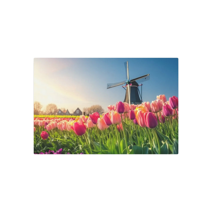 Vibrant Tulips Metal Art - Modern Oasis Sensory Design & Art Studio - Home Decor