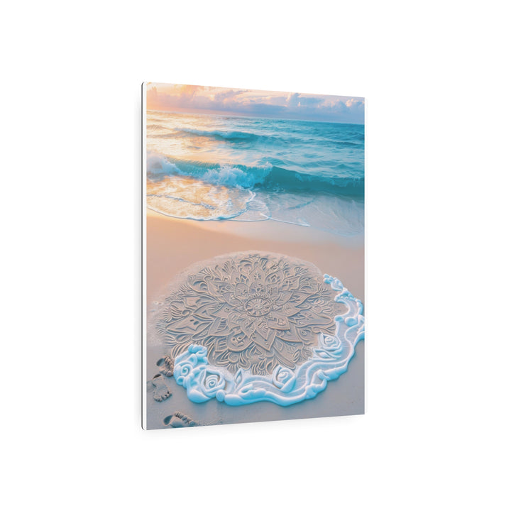 Serene Beach Waves Metal Art - Modern Oasis Sensory Design & Art Studio - Home Decor