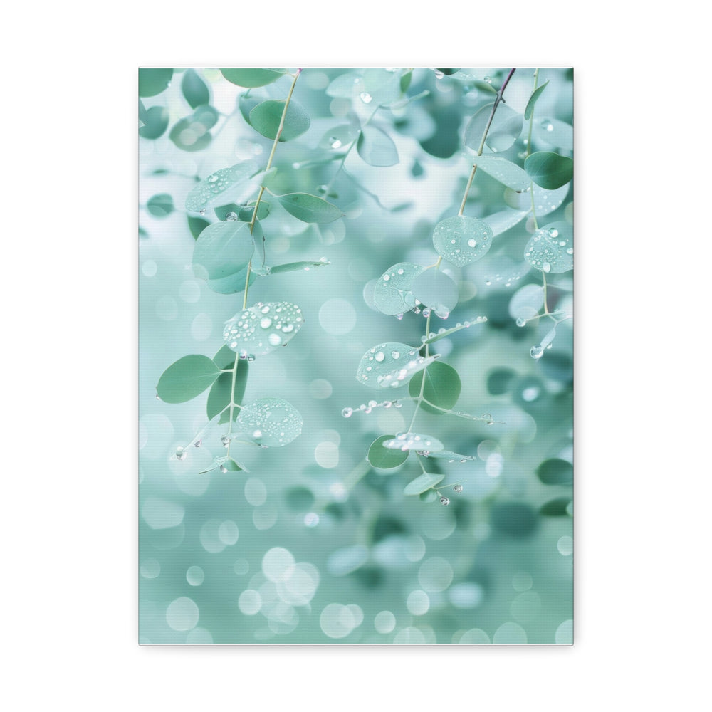Serenity Leaves - Modern Oasis Sensory Design & Art Studio - Canvas