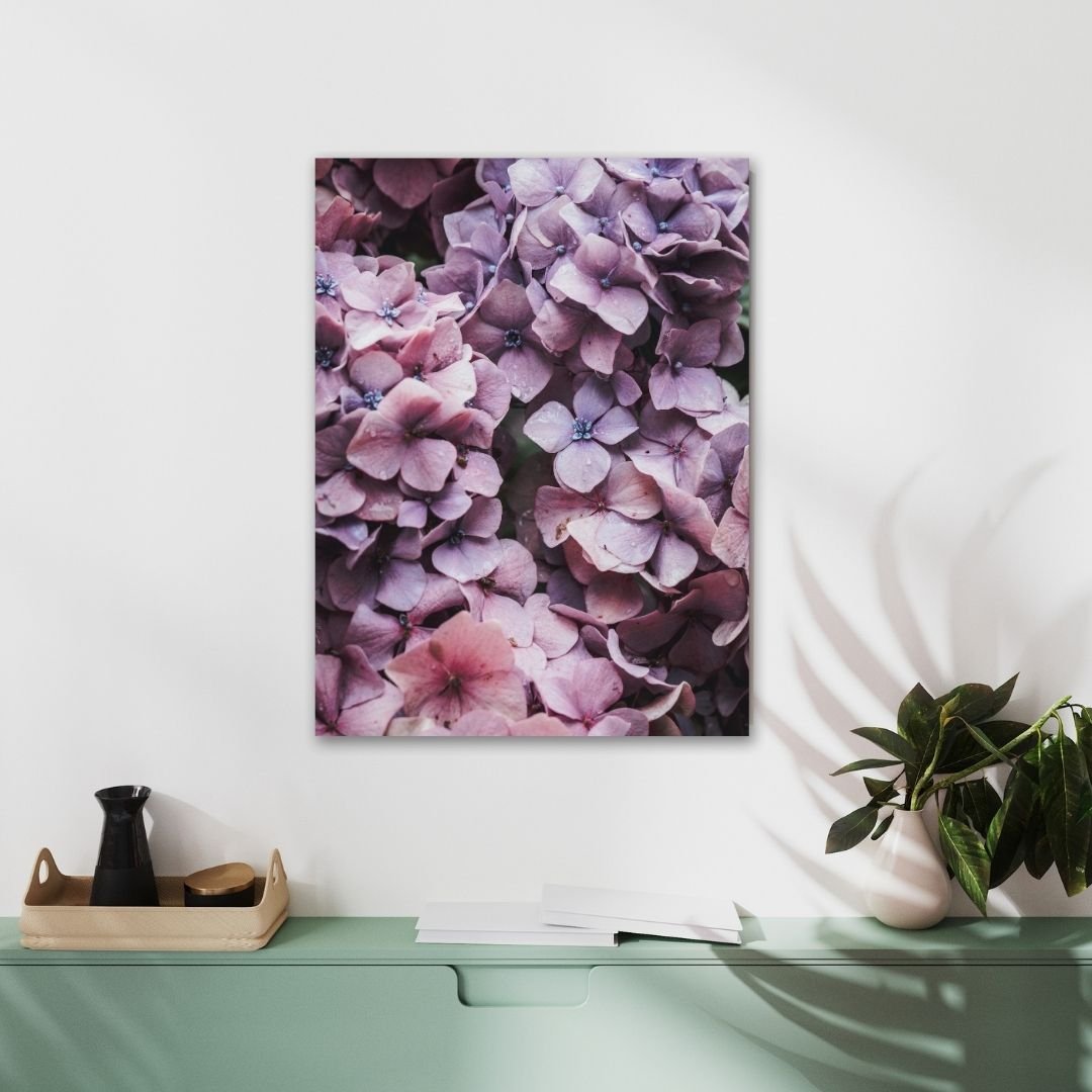 Blooming Purple Flowers - Modern Oasis Sensory Design & Art Studio - Canvas