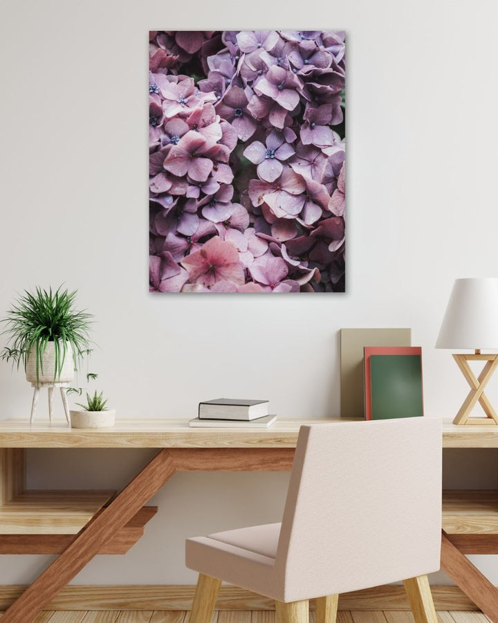 Blooming Purple Flowers - Modern Oasis Sensory Design & Art Studio - Canvas