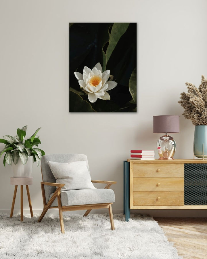 White Lotus - Modern Oasis Sensory Design & Art Studio - Canvas
