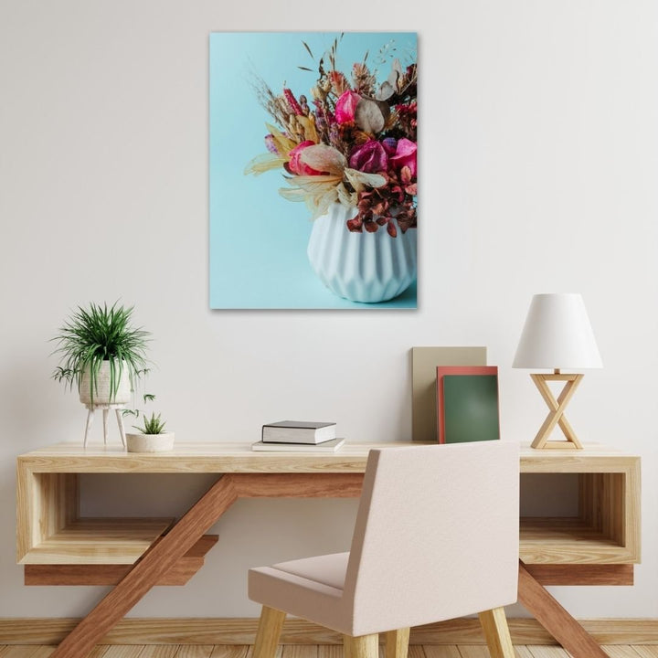 Vibrant Floral Arrangement - Modern Oasis Sensory Design & Art Studio - Canvas