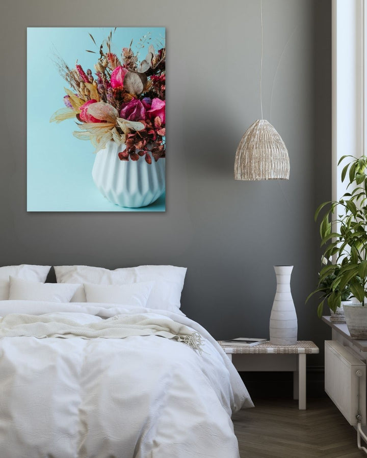 Vibrant Floral Arrangement - Modern Oasis Sensory Design & Art Studio - Canvas