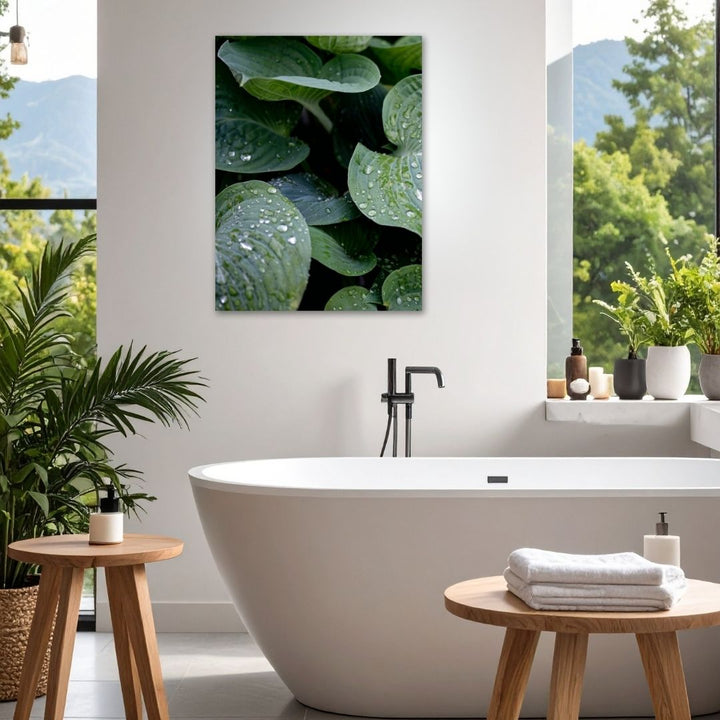 Tranquil Leaves - Modern Oasis Sensory Design & Art Studio - Canvas