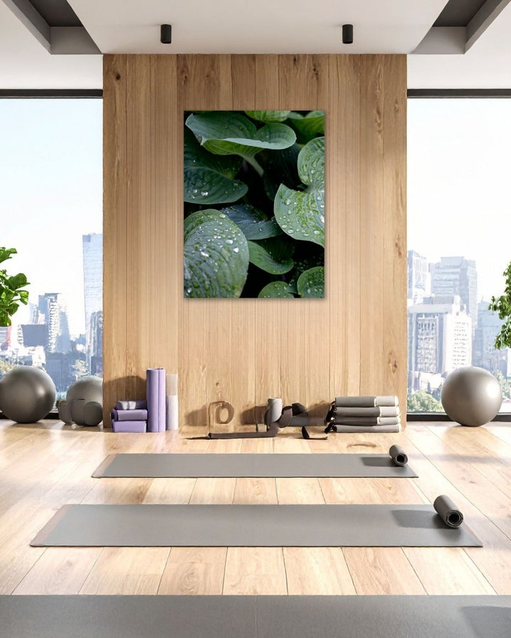 Tranquil Leaves - Modern Oasis Sensory Design & Art Studio - Canvas