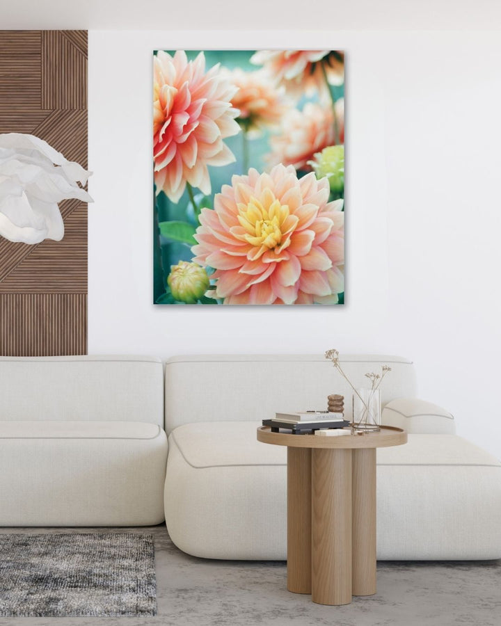 Pastel Floral Metal Art - Modern Oasis Sensory Design & Art Studio - Home Decor