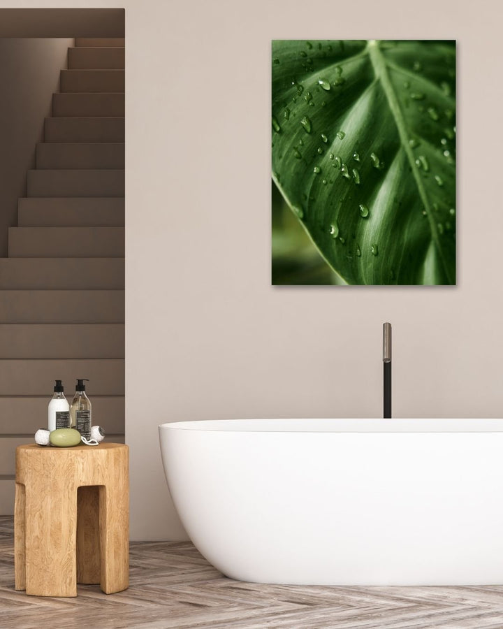 Green Leaf - Modern Oasis Sensory Design & Art Studio - Canvas
