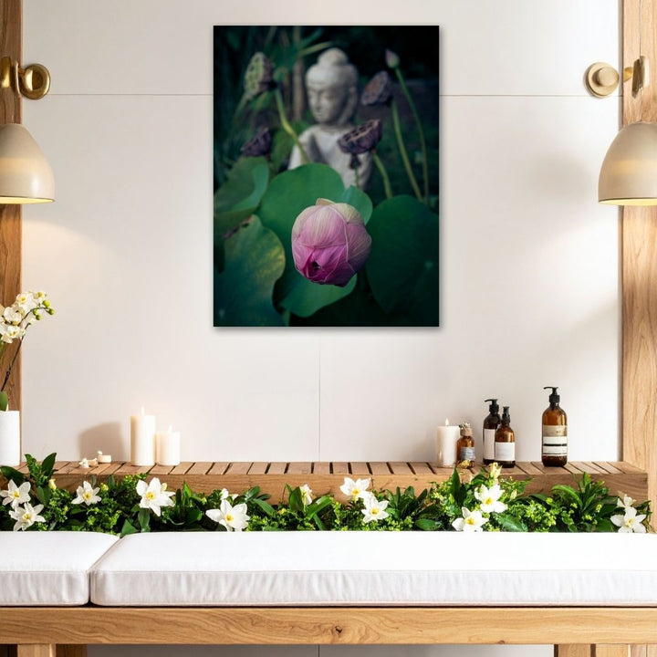 Serene Lotus Metal Art - Modern Oasis Sensory Design & Art Studio - Home Decor