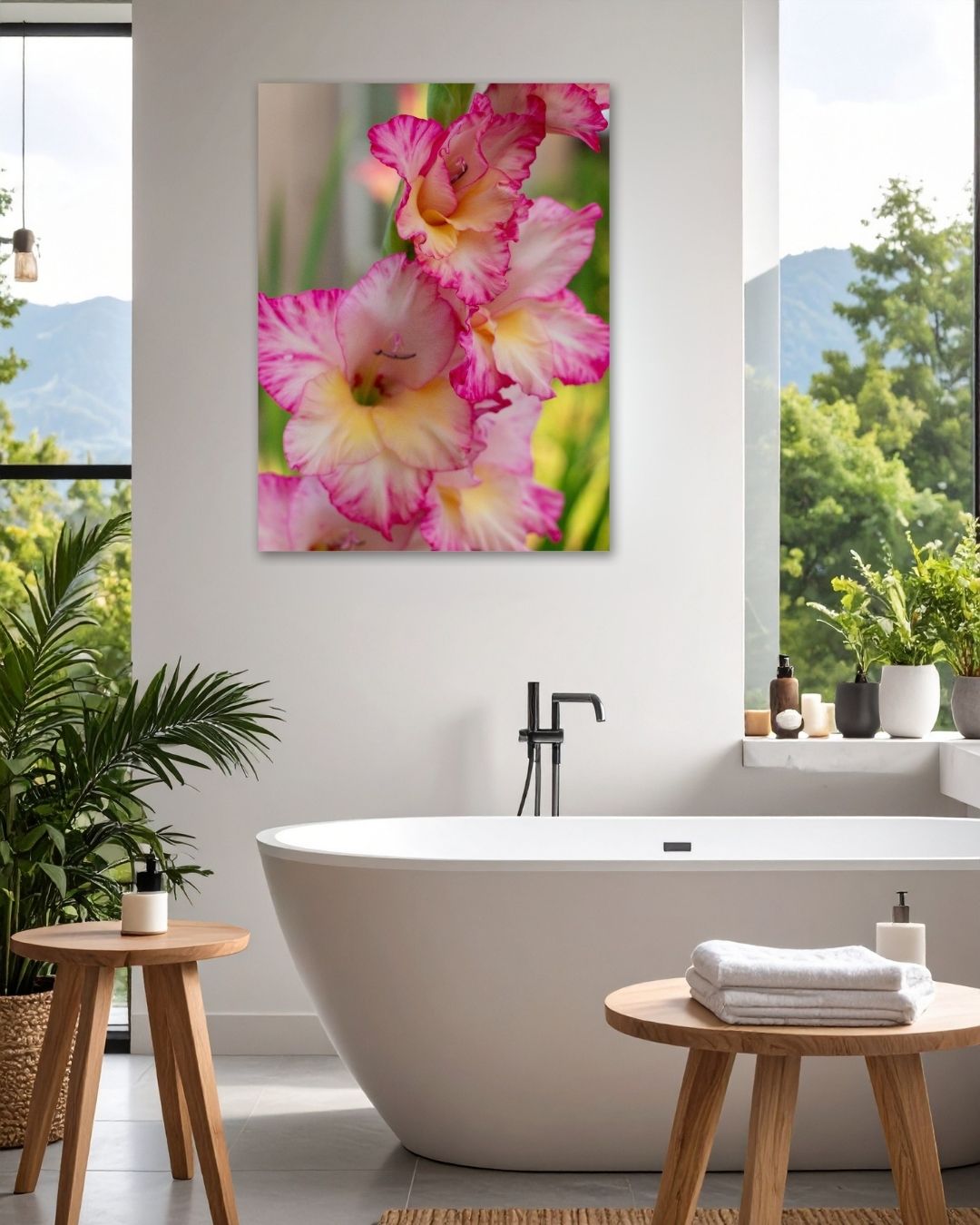 Velvet Bloom Metal Art - Modern Oasis Sensory Design & Art Studio - Home Decor