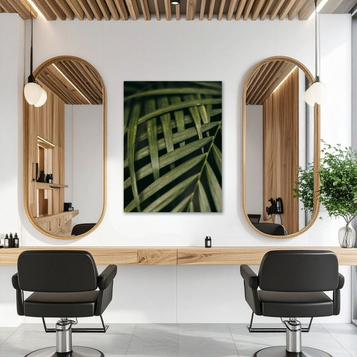 Botanical Green Leaves - Modern Oasis Sensory Design & Art Studio - Canvas