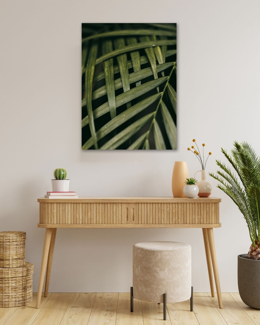 Botanical Green Leaves - Modern Oasis Sensory Design & Art Studio - Canvas