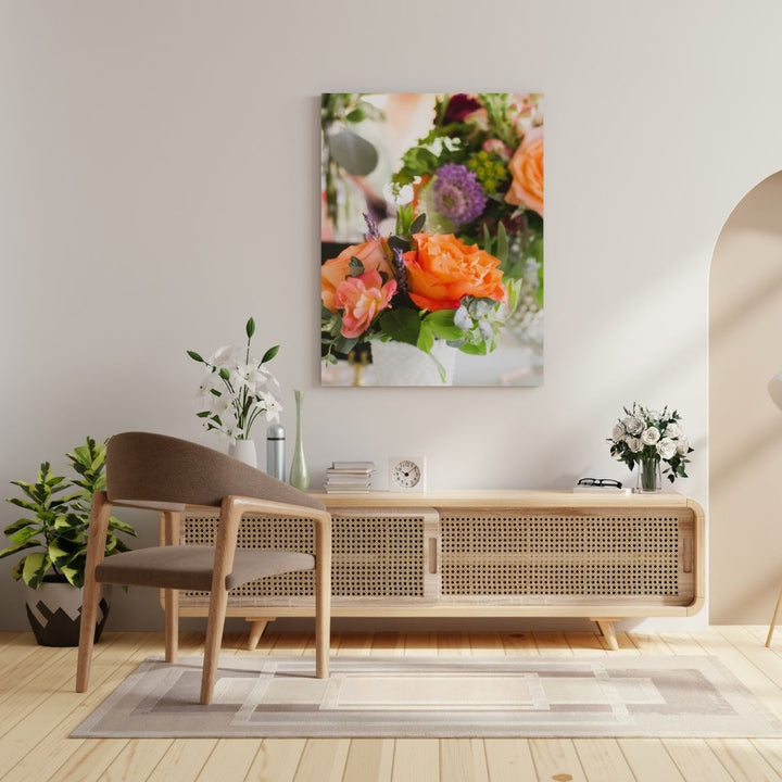 Vibrant Floral - Modern Oasis Sensory Design & Art Studio - Canvas