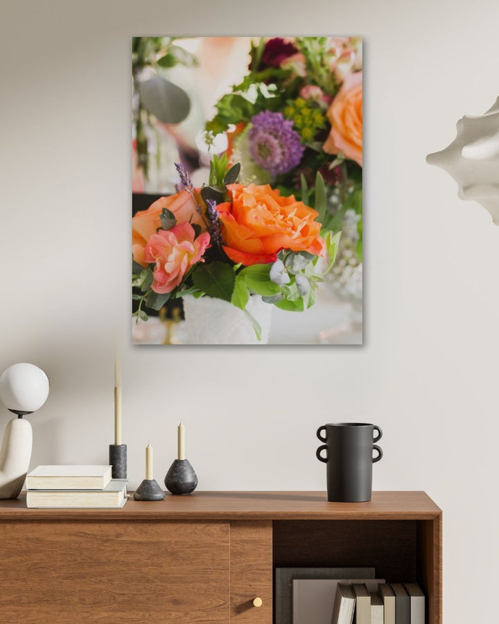 Vibrant Floral - Modern Oasis Sensory Design & Art Studio - Canvas