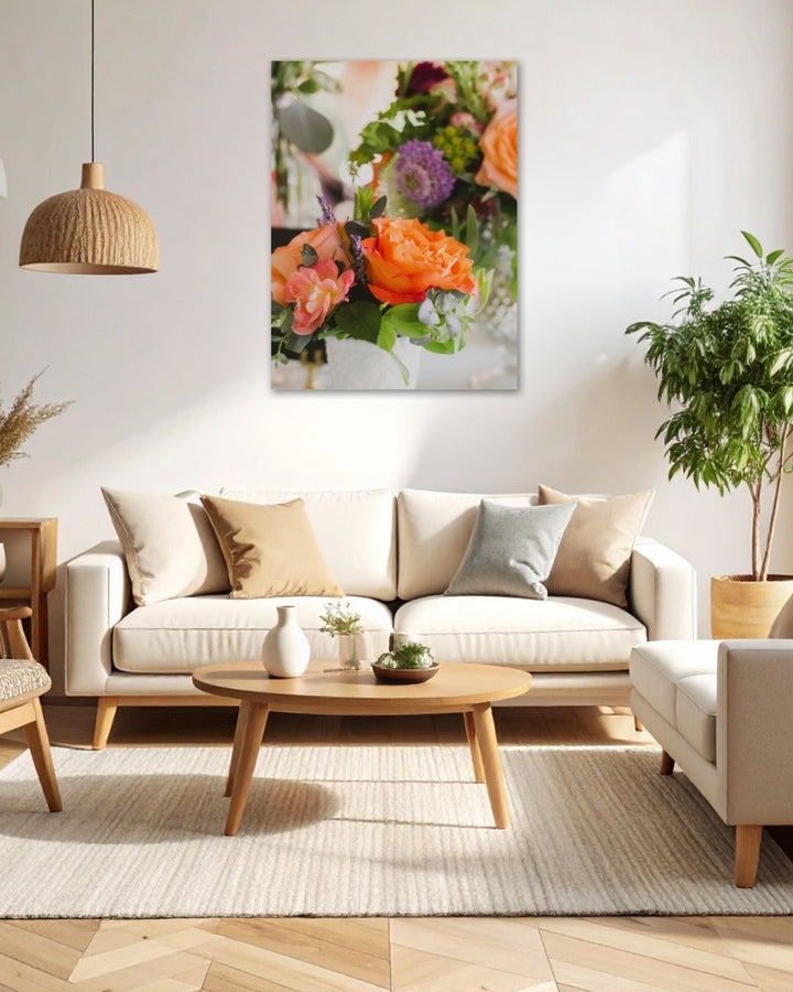 Vibrant Floral - Modern Oasis Sensory Design & Art Studio - Canvas