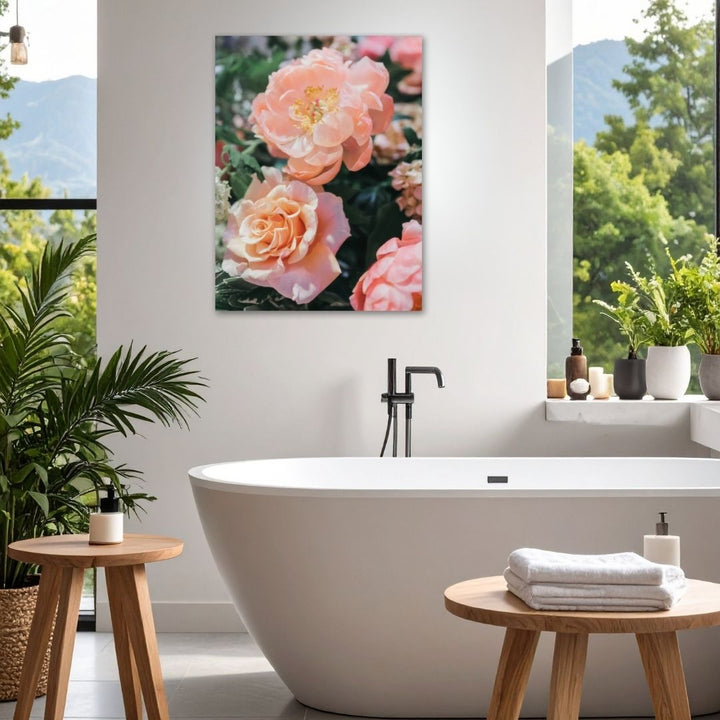 Peach Meadow - Modern Oasis Sensory Design & Art Studio - Canvas