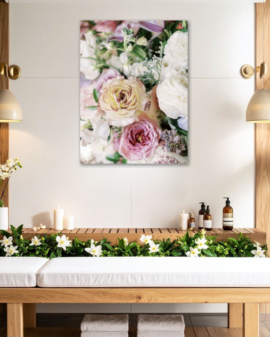 Floral Aura Metal Art - Modern Oasis Sensory Design & Art Studio - Home Decor
