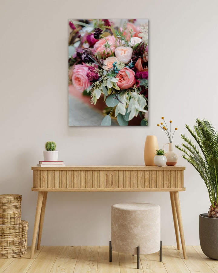 Blush Floral Haze - Modern Oasis Sensory Design & Art Studio - Canvas