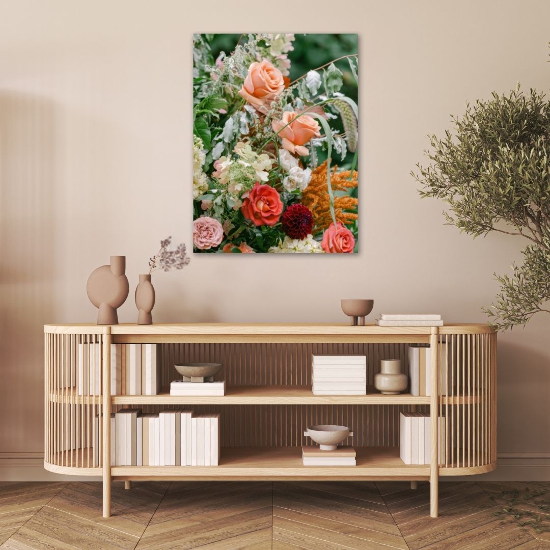 Flower Flourish - Modern Oasis Sensory Design & Art Studio - Canvas