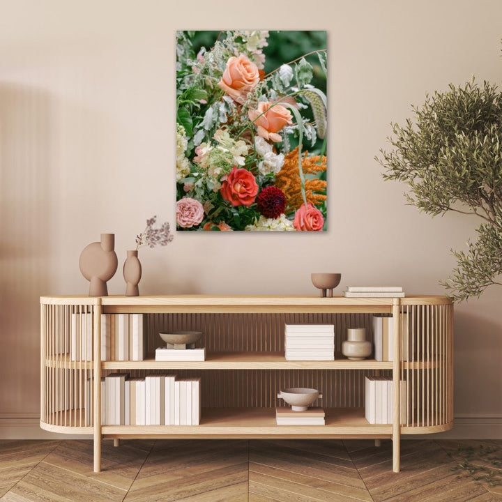 Flower Flourish - Modern Oasis Sensory Design & Art Studio - Canvas