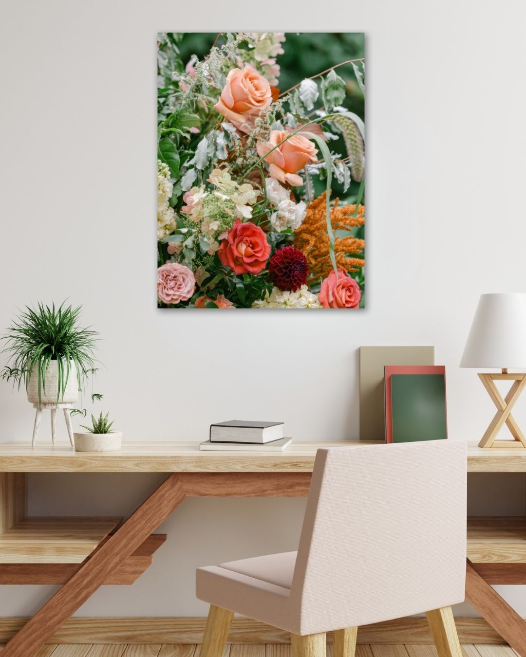 Flower Flourish - Modern Oasis Sensory Design & Art Studio - Canvas