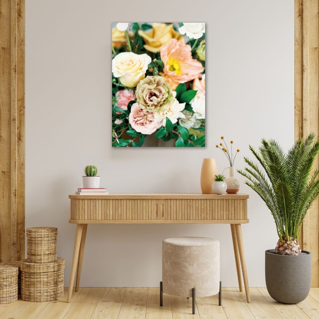 Petal Paradise Metal Art - Modern Oasis Sensory Design & Art Studio - Home Decor