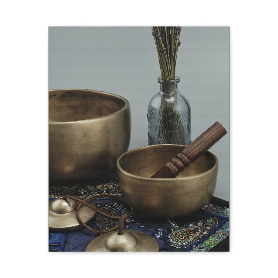 Singing Bowl - Modern Oasis Sensory Design & Art Studio - Canvas
