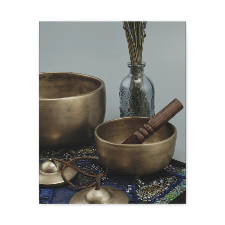 Singing Bowl - Modern Oasis Sensory Design & Art Studio - Canvas