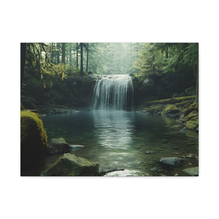 Serene Waterfall - Modern Oasis Sensory Design & Art Studio - Canvas