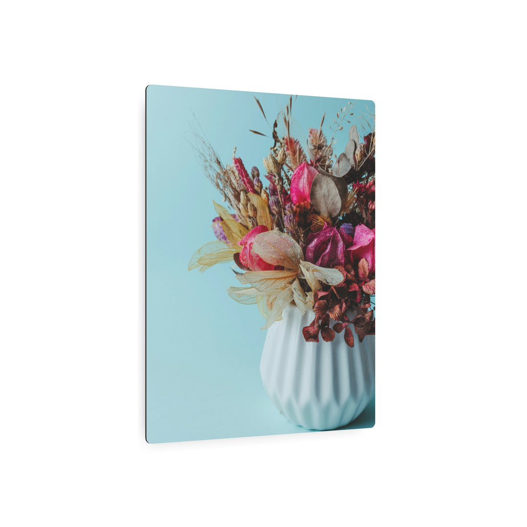 Vibrant Floral Arrangement Metal Art - Modern Oasis Sensory Design & Art Studio - Home Decor