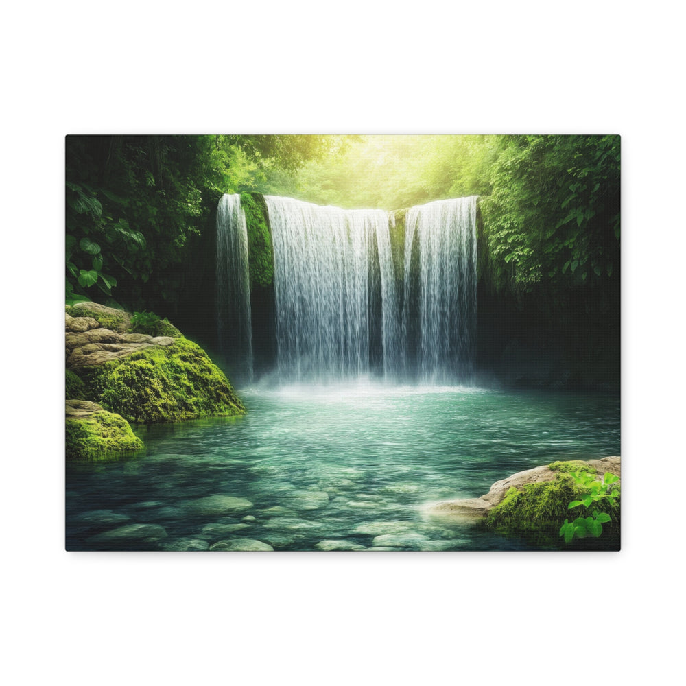 Tranquil Waterfall - Modern Oasis Sensory Design & Art Studio - Canvas