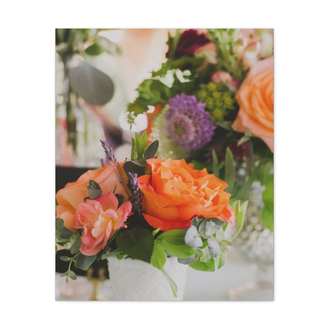 Vibrant Floral - Modern Oasis Sensory Design & Art Studio - Canvas