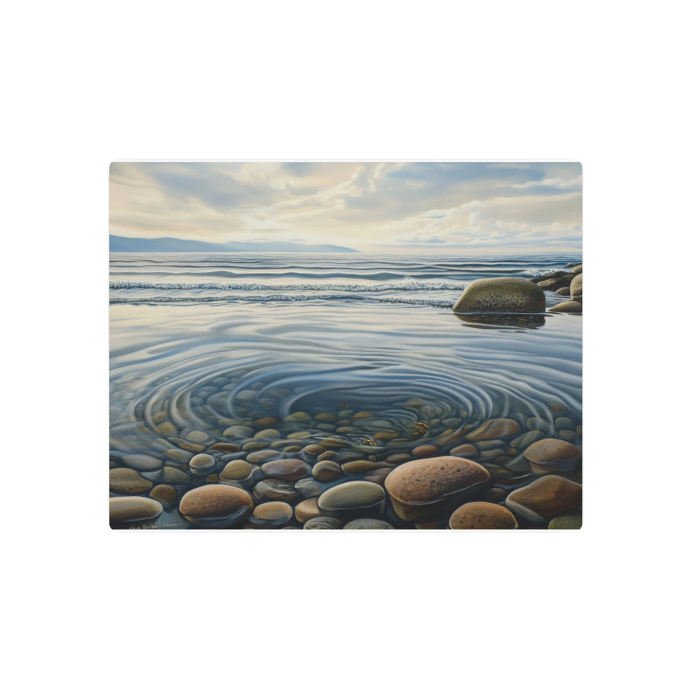 Serene Stone Waves Metal Art - Modern Oasis Sensory Design & Art Studio - Home Decor
